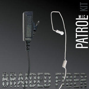 B2W-INV-TBD invisible series tactical 2 wire microphone kit braided fiber nylon cable Ultra Stealth 360 Flexo Radio tubeless Earpiece Kit - Motorola, Kenwood, Harris, M/A Com, Tait RO-360F-22-3.5: Ultra Stealth 360 Covert Whisper Covert Listen Only Earpiece EP1079SC A1 Micro Sound Tubeless Listen Only Earpiece/Tactical Radio Earpiece - 3.5mm, Connects to Speaker Mic for Motorola, Kenwood, Icom, Relm 360 flexo Comm Gear Supply CGS earphone connection tubeless EP-MS1A-B material comms communications I-PE35