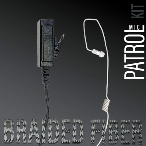 B2W-INV-TBD invisible series tactical 2 wire microphone kit braided fiber nylon cable Ultra Stealth 360 Flexo Radio tubeless Earpiece Kit - Motorola, Kenwood, Harris, M/A Com, Tait RO-360F-22-3.5: Ultra Stealth 360 Covert Whisper Covert Listen Only Earpiece EP1079SC A1 Micro Sound Tubeless Listen Only Earpiece/Tactical Radio Earpiece - 3.5mm, Connects to Speaker Mic for Motorola, Kenwood, Icom, Relm 360 flexo Comm Gear Supply CGS earphone connection tubeless EP-MS1A-B material comms communications I-PE35