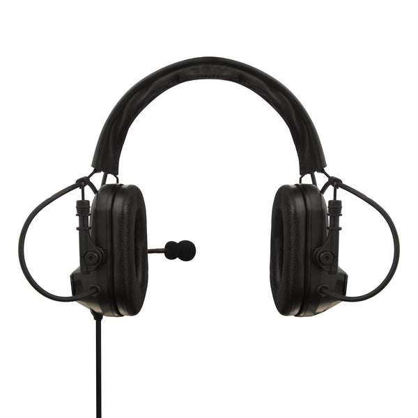 Tactical Radio Helmet Headset w/ Active Hearing Protection - PTH-V2-34 Material Comms PolTact Headset & Push To Talk(PTT) For Tactical Radio Headset w/ Active Hearing Protection - Motorola APX900, APX1000, APX2000, APX3000, APX4000, APX5000 APX6000/LI/XE APX7000/L/XE APX8000 SRX2200 XPR6100 XPR6300 XPR6350 XPR6380 XPR6500 XPR6550 PR6580 XPR7350/e XPR7380/e XPR7550/e XPR7580/e DP4400e