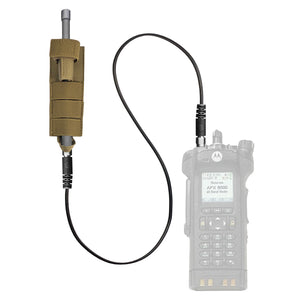 Tactical Antenna Relocation Kit(Black, Tan or Green) For Motorola, Kenwood, Baofeng, & More