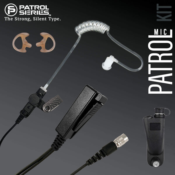 Patrol Mic Kit: PM34RR - Guaranteed to work w/: Motorola APX900 APX1000 APX4000 APX6000/XE APX7000/L/XE APX8000 SRX2200 XPR6100 XPR6300 XPR6350 XPR6380 XPR6500 XPR6550 PR6580 XPR7350/e XPR7380/e XPR7550/e & more