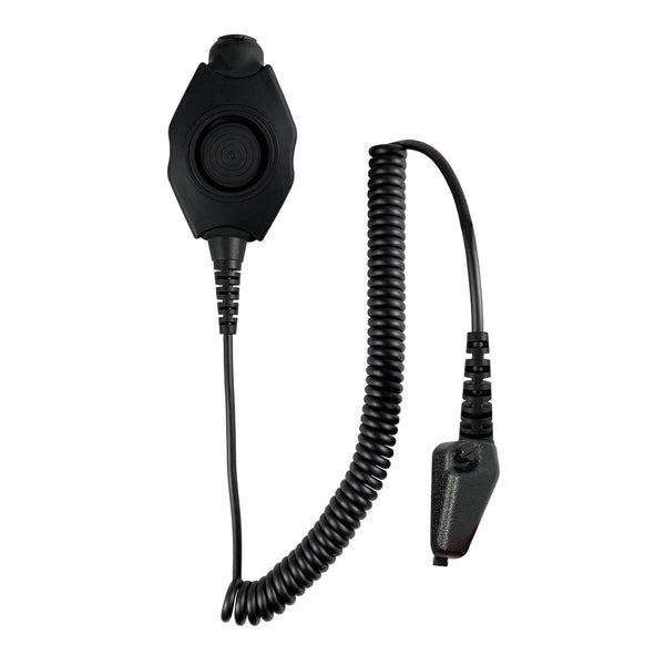 Tactical Radio Helmet Headset w/ Active Hearing Protection - PTH-V2-11 Material Comms PolTact Headset & Push To Talk(PTT) Adapter For Kenwood: NX-200, NX-210, NX-300, NX410, NX-411, NX-3200, NX3300, NX-5200, NX-5300, NX-5400, TK-190, TK-2140, TK-2180, TK-280, TK-290, TK-3140, TK-3148, TK-3180, TK-380, TK-385, TK-390, TK-480, TK-481, TK-5210, TK-5220, TK-5310, TK-5320, TK-5400