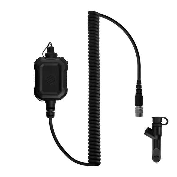 PolTact V2 Tactical Radio PTT for Headset w/ Dual Buttons & Quick Disconnect Hirose  High/Low Impedance NATO/Military Wiring, Comtac, XPI, Gentex, Ops-Core, OTTO, Savox, Sordin, Invisio, DC, MSA, Helo Harris(L3Harris)/Tait TP3000, TP3300, TP3350, TP3500, TP7110, TP7100 TP8100, TP8110, TP8115, TP8120, TP8135, TP8140, TP9300, TP9355, TP9360, TP9400, TP9435, TP9440, TP9445, TP9460, TP9461, TP9500, TP9555, TP9560, TP9600, TP9655, TP9660, TP9700, TP9800, TP9900 