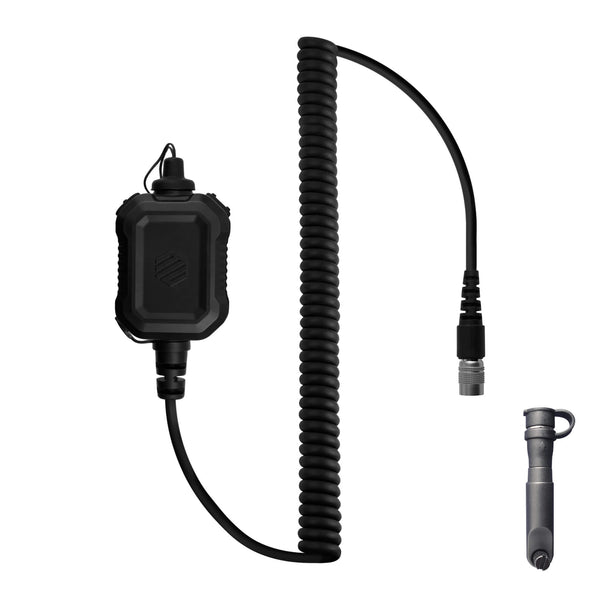 PT-PTTV2-H8SR-A/N Material Comms PolTact V2 Dual Button Quick Disconnect Push To Talk(PTT) Hytera PD-600 PD-602 PD-605 PD-662 PD-660 PD-665 PD-680 PD-682 PD-685 X1e X1p Z1p HP602, HP605 HP682 HP680 HP702 HP705 HP782 HP785 HYT4 NATO/Military Wiring, Material Comms/PolTact, Gentex, Ops-Core, Invisio, OTTO, Sordin, David Clark, TEA, TCI, MSA, Savox, Earmor, SWATCOM, NATO Peltor Models, COMTAC III/IV/V/VI/VIII/IX u174 tp-120 disco32
