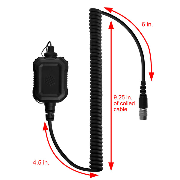 PT-PTTV2-05SR: The Material Comms PolTact V2 Dual Button Quick Disconnect Push To Talk(PTT) for Sonim XP5 XP5plus XP5s XP8 XP10  SoftBank 801KW Electret(High Impedance) or Dynamic(Low Impedance) NATO/Military wired headsets Gentex, Ops-Core, OTTO, Noizebarrier TAC, Savox, MSA, Sordin, David Clark, 3M Peltor ComTac III, IV, V, VI, VIII, IX, XPI, Safariland/TCI, Hi-Threat, Liberator, TEA, MSA, Material Comms PolTact PTH-V1 Pth-V2, Atlantic Signal, Earmor M32Plus M32 Mod3/Mod4 NATO NEXUS TP-120, U174, U94
