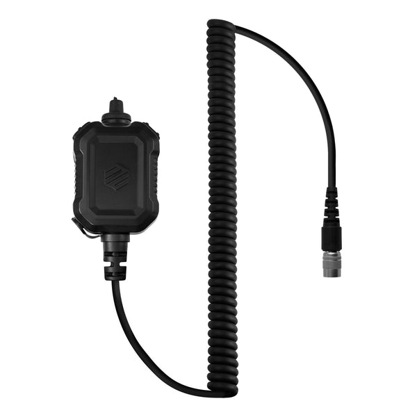 Tactical Radio PTT for Headset(Hirose Adapter System): NATO/Military Wiring, Gentex, Ops-Core, OTTO, Savox Sordin PolTact Material Comms Select Peltor Models, Helicopter amplified Comm Gear Supply CGS PT-PTTV2-RR-N T-PTTV2-RR-A hirose rapid release hirose motorola kenwood ef johnson harris bafoeng icom vertex morosx