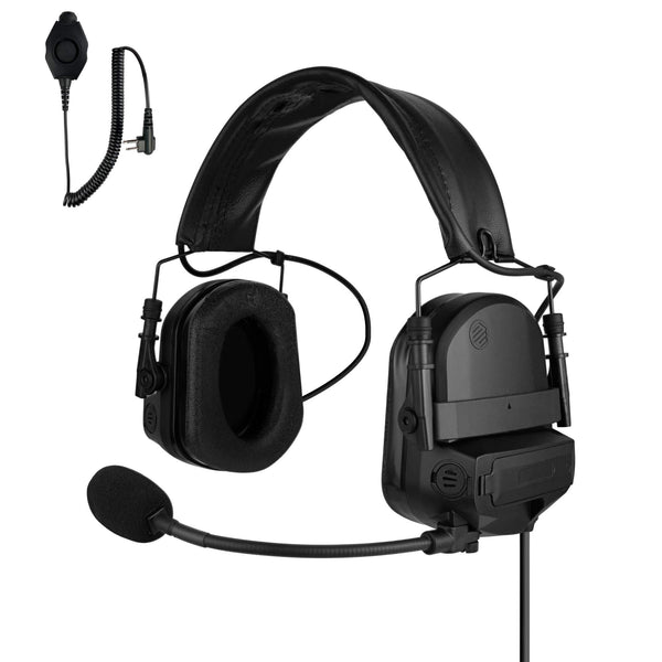PolTact headset PTH-V2-03 PTH-V2-03 Material Comms PolTact Headset & Push To Talk(PTT) Adapter F or Motorola Maxon/Tekk 2-Pin Radio. Popular for BPR40 Radius MagOne CP200 CP110 CP185 CP040 GP300 GP3000 CT PRO1150 PR400 EP450 CLS
