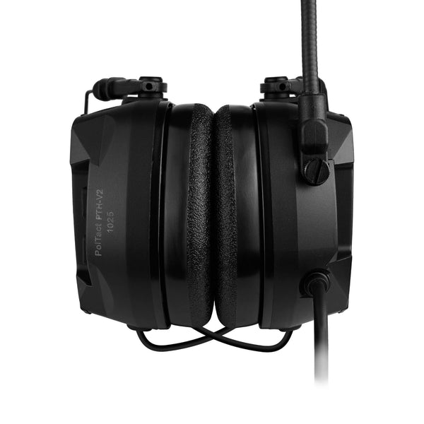 Tactical Radio Helmet Headset w/ Active Hearing Protection - PTH-V2-29 Material Comms PolTact Headset & Push To Talk(PTT) Adapter For Tactical Radio Headset w/ Active Hearing Protection - Harris(L3Harris): XG-100, XG-100P, XL-185, XL-185P, XL-185Pi, XL-150/P, XL-95/P, XL-200, XL-200P, XL-200Pi