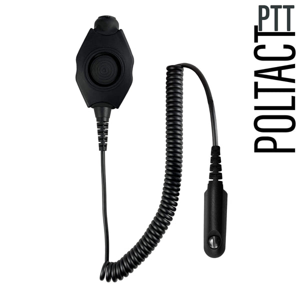 PolTact Headset Kit: PTH-V1-33 - Guaranteed to work w/: Motorola- HT750, HT1250, HT1550, MTX850, MTX950, MTX8250, MTX9250, PR860, & More