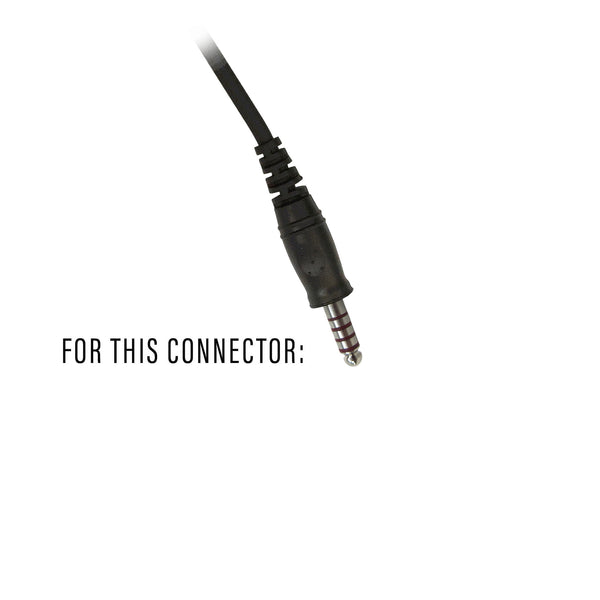 Material Comms PolTact V2 5 Pole TP-105/U384 Single Comm Quick Disconnect Push To Talk(PTT) 3M Peltor ComTac, XPI, Atlantic Signal(Standard on INVICTUS ComTac V, PATRIOT - 92 CY, MT20H682FB - 92 CY, MT14H418A - 35 CY/GE/GN, MT14H418A - 92CY/GE/GN), Material Comm PolTact PTH-V2, Ops-Core 5 Pole Connectorized Downlead, Invisio T30 w/ 5 Pole, Helicopter Comms other Dual Comms Headsets using 5 Pole TP-105/U384 Connector Dynamic Mic