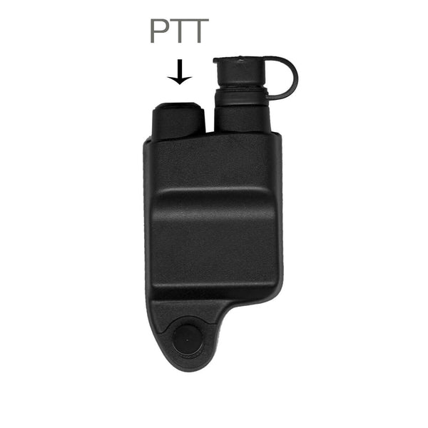 P/N: SM-V2-27RR: Straight Cable Shoulder/Chest Microphone For Harris(L3Harris) &  M/A-Com Jaguar 700P, 700Pi, 710P, P5100, P5130, P5150, P5200, P7100, P7130, P7150, P7170, P7200, P7230, P7250, P7270 & More