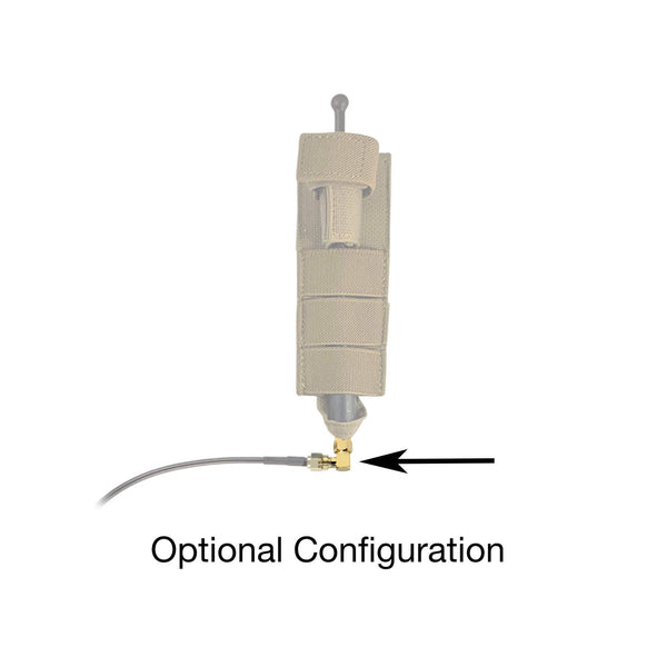 Tactical Antenna Relocation Kit(No Antenna Pouch) For Motorola, Kenwood, Baofeng & More
