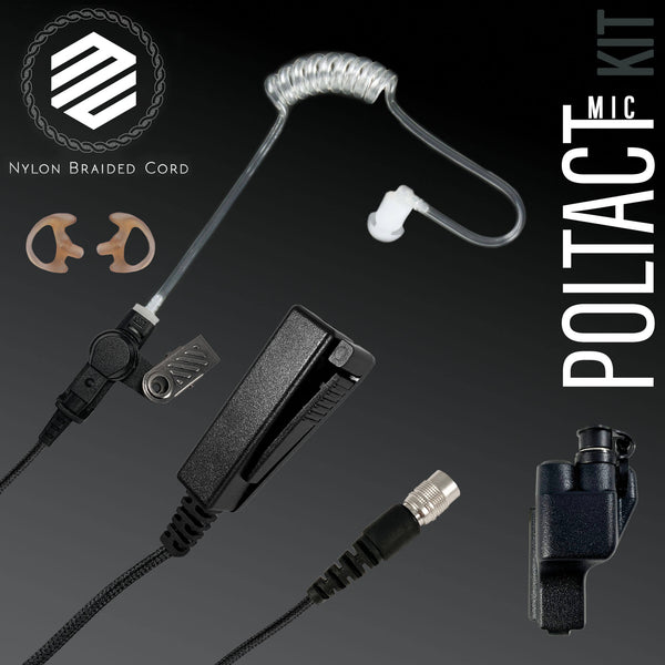 PolTact Mic Kit: PTM23RR - Guaranteed to work w/: Motorola XTS1500, XTS2500, XTS3000, XTS3500, XTS5000, HT1000, MT2000, MTS2000, MTX8000, MTX9000, PR1500 & More