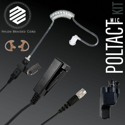 PolTact Mic Kit: PM23RR - Guaranteed to work w/: EF Johnson 51, 5000, 5100, 7700, 8100 Series, VP Viking Series 5000, 5100, 8100, 51SL ES, 51 Fire ES, 51SL ES, 51LT ES, 7700, Ascend Series, VP400, VP600, VP900 & More