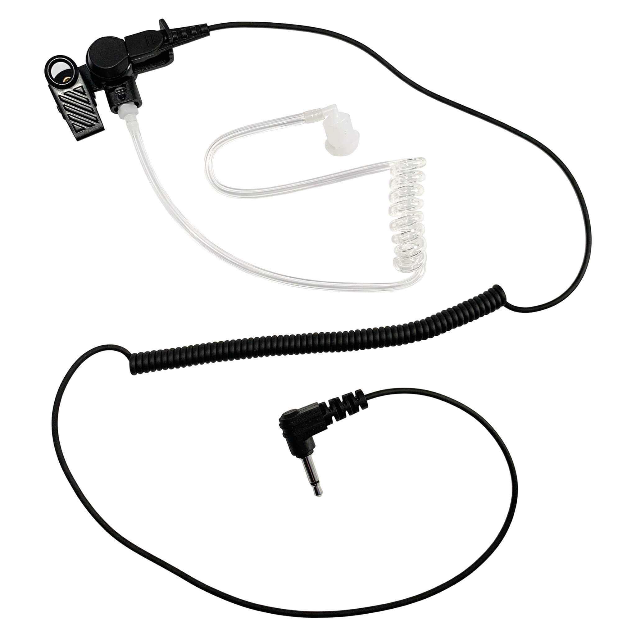 Base IFB Clear Tube Earpiece Kit: BASE-3.5 - 3.5mm Connector