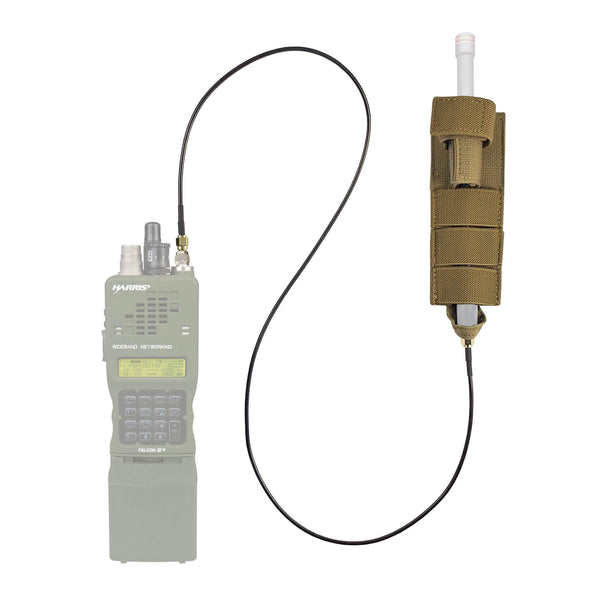 Tactical Antenna Relocation Kit(Black, Tan or Green) For Motorola, Kenwood, Baofeng, & More