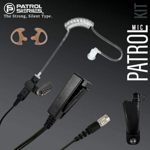 Patrol Mic Kit: PM34RR - Guaranteed to work w/: Motorola APX900 APX1000 APX4000 APX6000/XE APX7000/L/XE APX8000 SRX2200 XPR6100 XPR6300 XPR6350 XPR6380 XPR6500 XPR6550 PR6580 XPR7350/e XPR7380/e XPR7550/e & more