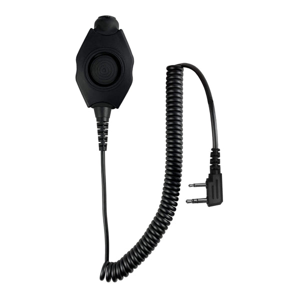 PolTact Headset Kit: PTH-V1-01 - Guaranteed to work w/: 2 Pin Kenwood, Relm/BK, Baofeng, AR-152, AnyTone, Wouxun & More