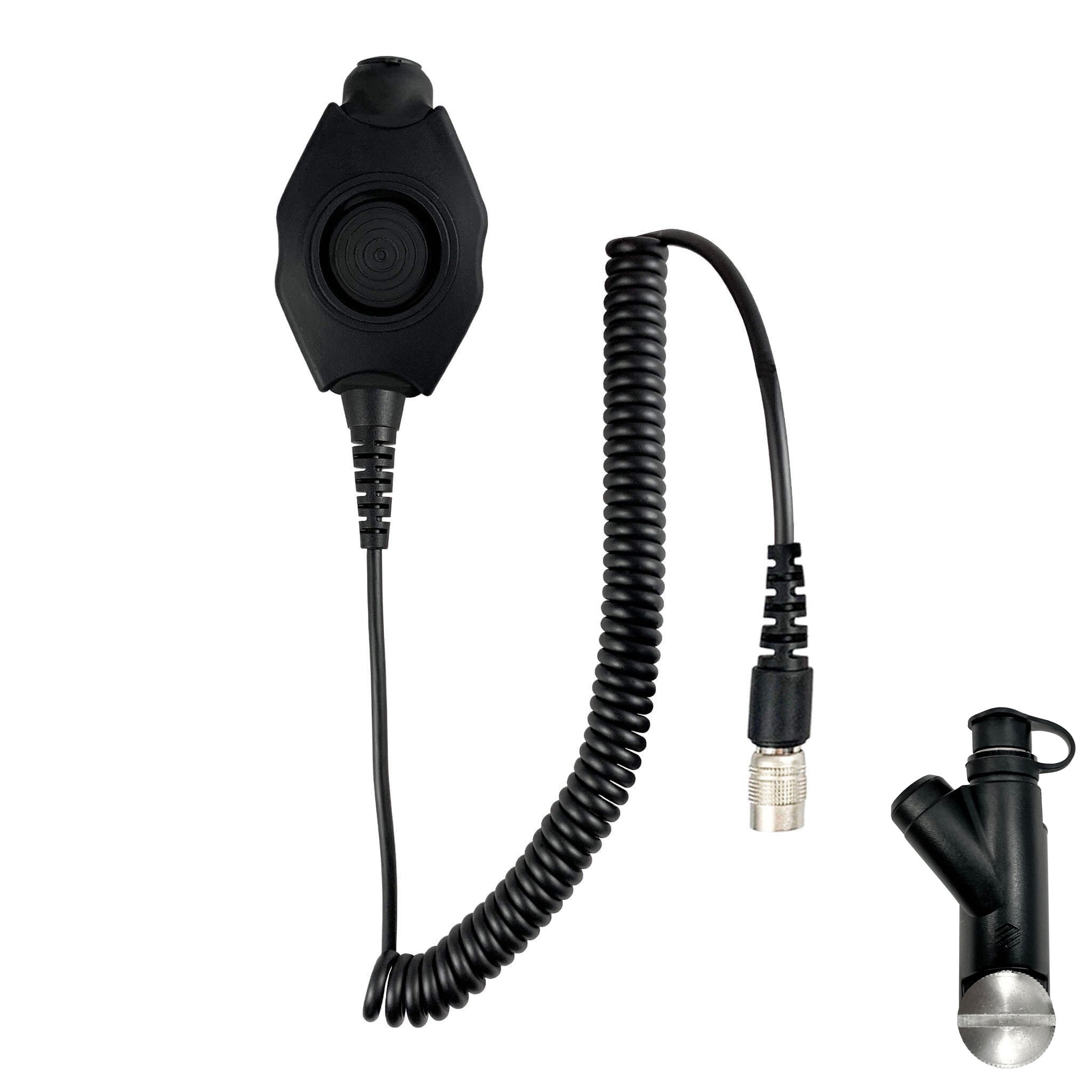 Headset PTT Harness w/ Rapid Release Connector/Adapter: PT-PPT-29RR - Guaranteed to work w/: Harris XG-100, XG-100P, XL-185, XL-185P, XL-185Pi, XL-200, XL-200P, XL-200Pi