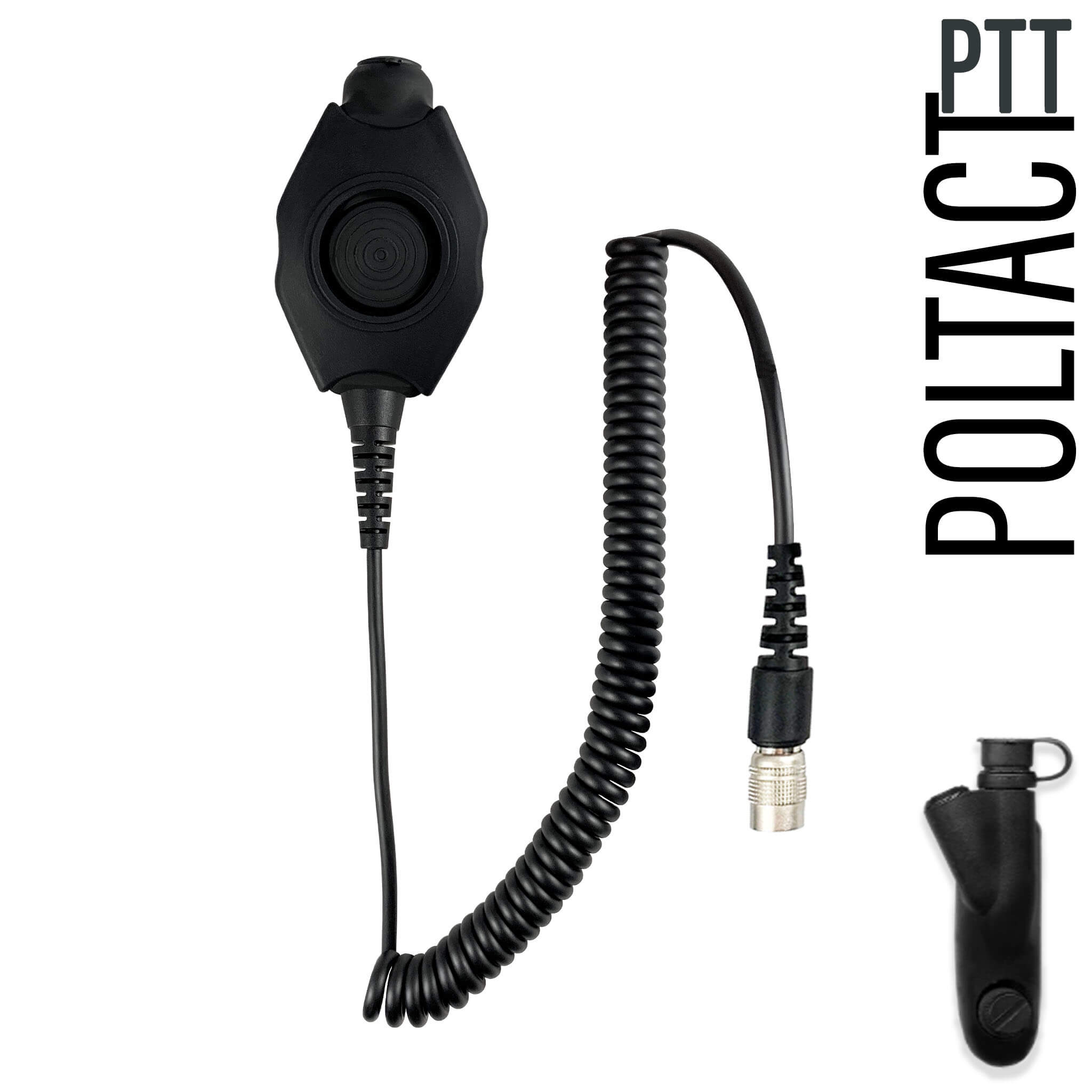 Headset PTT Harness w/ Rapid Release Connector/Adapter: PT-PPT-33RR - Guaranteed to work w/: Motorola- HT750, HT1250, HT1550, MTX850, MTX950, MTX8250, MTX9250, PR860, & More