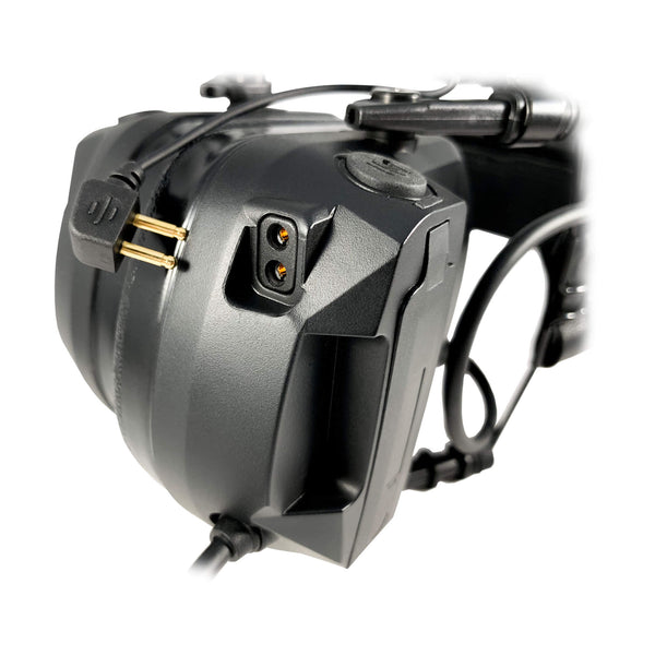 PolTact Headset Kit: PTH-V1-01 - Guaranteed to work w/: 2 Pin Kenwood, Relm/BK, Baofeng, AR-152, AnyTone, Wouxun & More