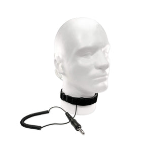 P/N: PTTM-V1: PolTact Throat Mic Designed For Public Safety/Military. Throat Mic and Earpiece Only, w/ Nexus TP-120/U174 male connector. Requires NATO Push To Talk Radio Adapter