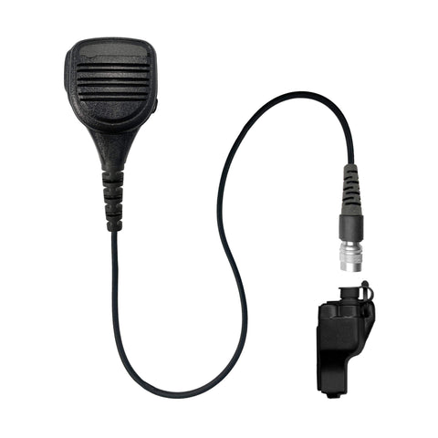 P/N: SM-V2-23RR: Straight Cable Shoulder/Chest Microphone For Motorola XTS1500, XTS2500, XTS3000, XTS3500, XTS5000, HT1000, JT1000, MT2000, MTS2000, MTX838, MTX900, MTX8000, MTX9000, PR1500 & More.