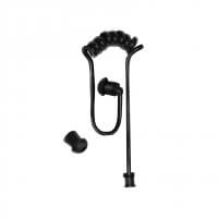 B-Tube - Black Hypoallergenic Acoustic tube, TubeQD, Tube Elbow, & 2 Ear buds.